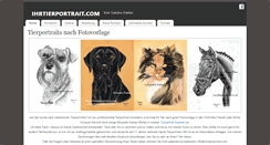 Desktop Screenshot of ihrtierportrait.com